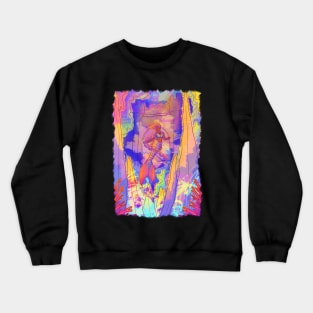 Mermaid and the castle Crewneck Sweatshirt